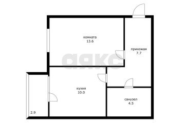 Фото №3: 1-комнатная квартира 35 м² - Краснодар, мкр. Музыкальный, ул. Ангарская, 2/5