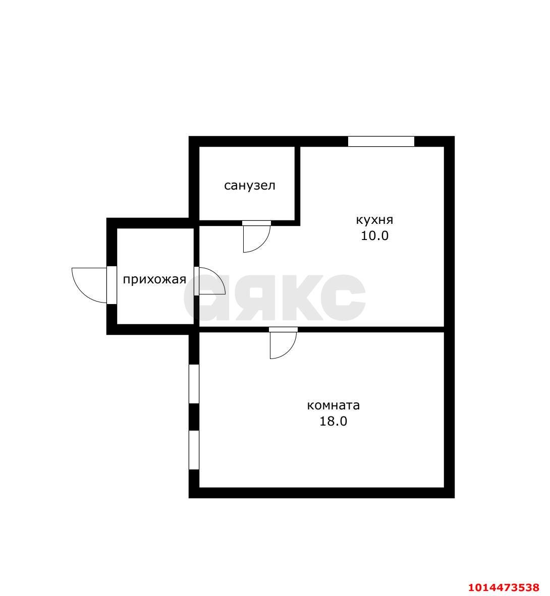 Фото №11: 1-комнатная квартира 35 м² - Краснодар, Центральный, ул. Митрофана Седина, 90