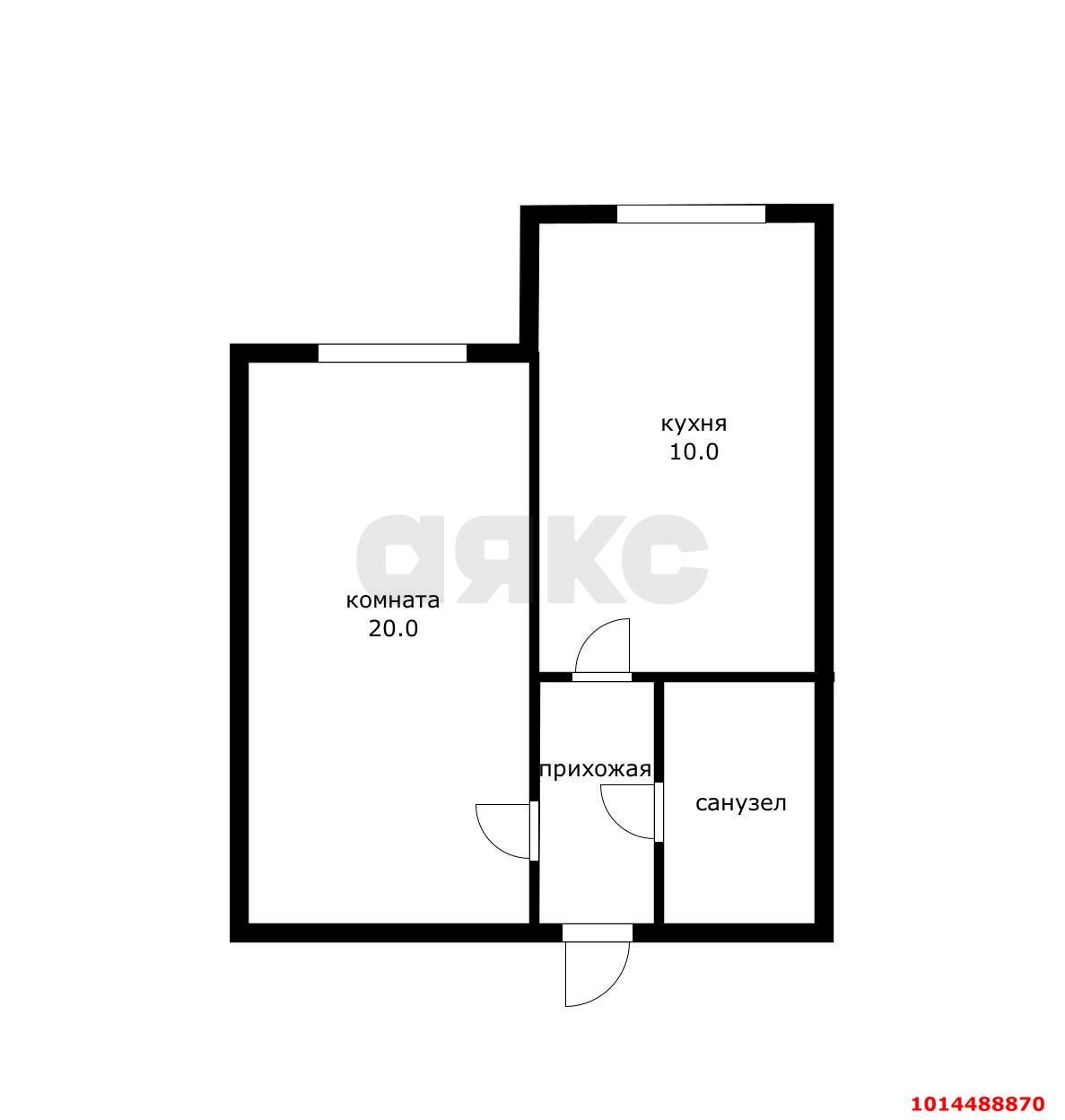 Фото №14: 1-комнатная квартира 35 м² - Краснодар, Калинино, пер. Ленинский, 15