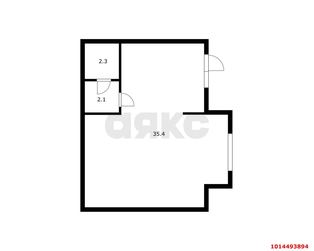 Фото №1: Коммерция 39 м² - Краснодар, жилой комплекс Новые Сезоны, мкр. Прикубанский внутригородской округ, ул. Скандинавская, 1к3