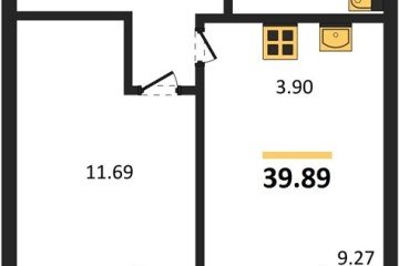 Фото №1: 1-комнатная квартира 44 м² - Краснодар, мкр. жилой комплекс Югге, 