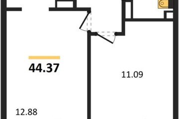 Фото №1: 1-комнатная квартира 44 м² - Краснодар, мкр. жилой комплекс Югге, 
