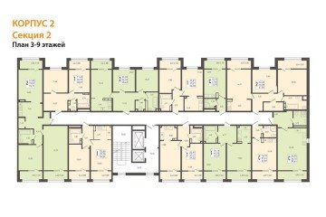 Фото №4: 1-комнатная квартира 44 м² - Краснодар, мкр. жилой комплекс Югге, 