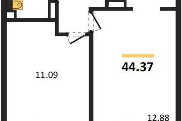 Фото №1: 1-комнатная квартира 44 м² - Краснодар, мкр. жилой комплекс Югге, 