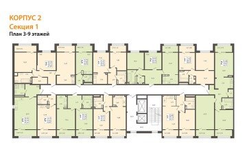 Фото №4: 1-комнатная квартира 44 м² - Краснодар, мкр. жилой комплекс Югге, 