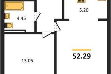 Фото №1: 1-комнатная квартира 57 м² - Краснодар, мкр. жилой комплекс Югге, 