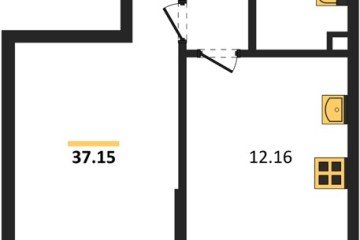 Фото №1: 1-комнатная квартира 39 м² - Краснодар, мкр. Прикубанский внутригородской округ, 
