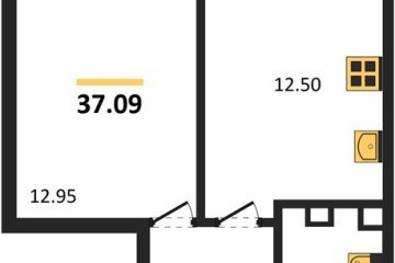 Фото №1: 1-комнатная квартира 39 м² - Краснодар, мкр. Прикубанский внутригородской округ, 