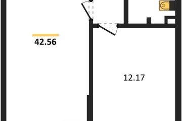 Фото №1: 1-комнатная квартира 45 м² - Краснодар, мкр. Прикубанский внутригородской округ, 