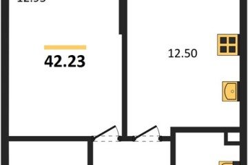Фото №1: 1-комнатная квартира 44 м² - Краснодар, мкр. Прикубанский внутригородской округ, 