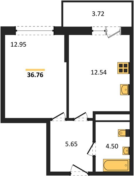 Фото №1: 1-комнатная квартира 39 м² - Краснодар, жилой комплекс Югге, мкр. Прикубанский внутригородской округ