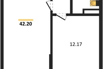 Фото №1: 1-комнатная квартира 44 м² - Краснодар, мкр. Прикубанский внутригородской округ, 