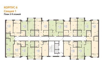 Фото №4: 1-комнатная квартира 44 м² - Краснодар, мкр. Прикубанский внутригородской округ, 