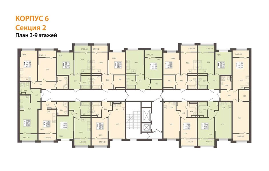 Фото №4: 1-комнатная квартира 44 м² - Краснодар, жилой комплекс Югге, мкр. Прикубанский внутригородской округ