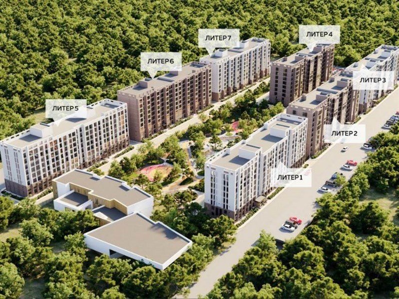 Фото №3: 1-комнатная квартира 39 м² - Краснодар, жилой комплекс Югге, мкр. Прикубанский внутригородской округ