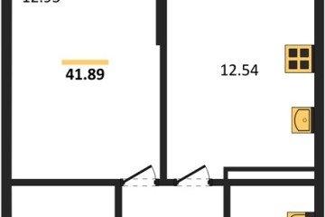Фото №1: 1-комнатная квартира 44 м² - Краснодар, мкр. Прикубанский внутригородской округ, 