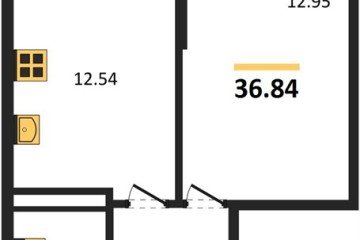 Фото №1: 1-комнатная квартира 39 м² - Краснодар, мкр. Прикубанский внутригородской округ, 