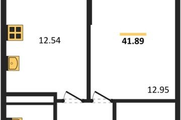 Фото №1: 1-комнатная квартира 44 м² - Краснодар, мкр. Прикубанский внутригородской округ, 