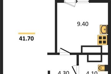 Фото №1: 1-комнатная квартира 45 м² - Краснодар, мкр. жилой комплекс Югге, 