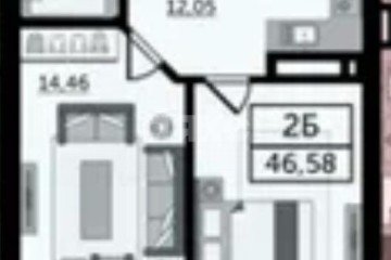 Фото №1: 2-комнатная квартира 46 м² - Ростов-на-Дону, р. Кировский, пр-кт Ворошиловский, 82/4