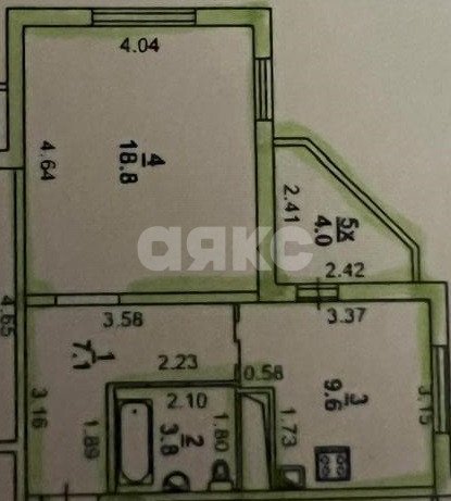 Фото №17: 1-комнатная квартира 44 м² - Ростов-на-Дону, жилой комплекс Красные Ворота, пер. Суздальский, 17