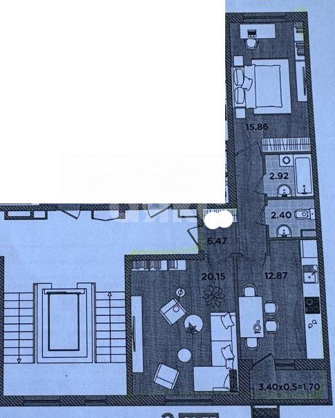 Фото №28: 2-комнатная квартира 64 м² - Темрюк, ул. Дальняя, 30