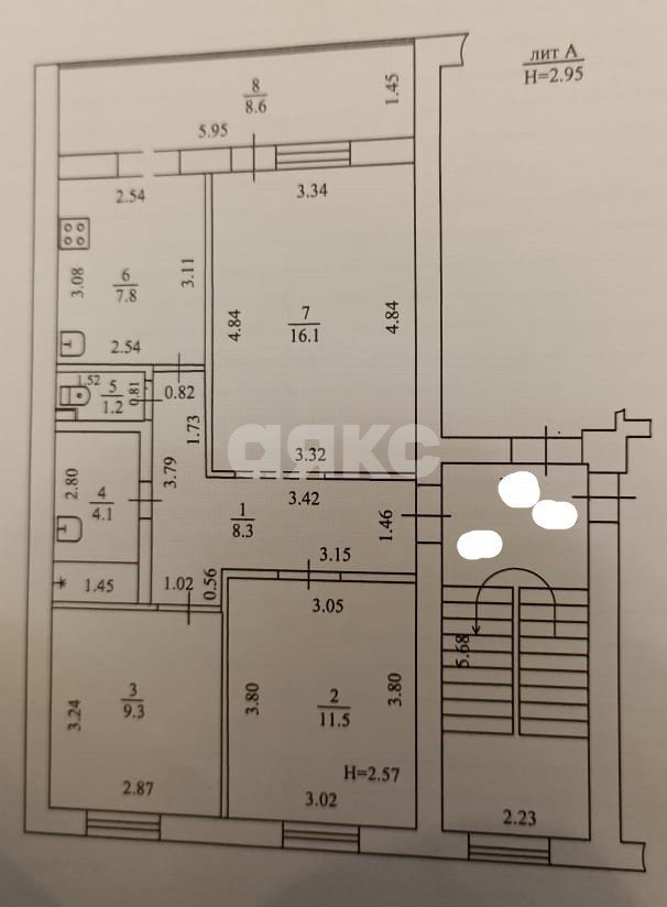 Фото №23: 3-комнатная квартира 58 м² - Темрюк, ул. Чернышевского, 26/1