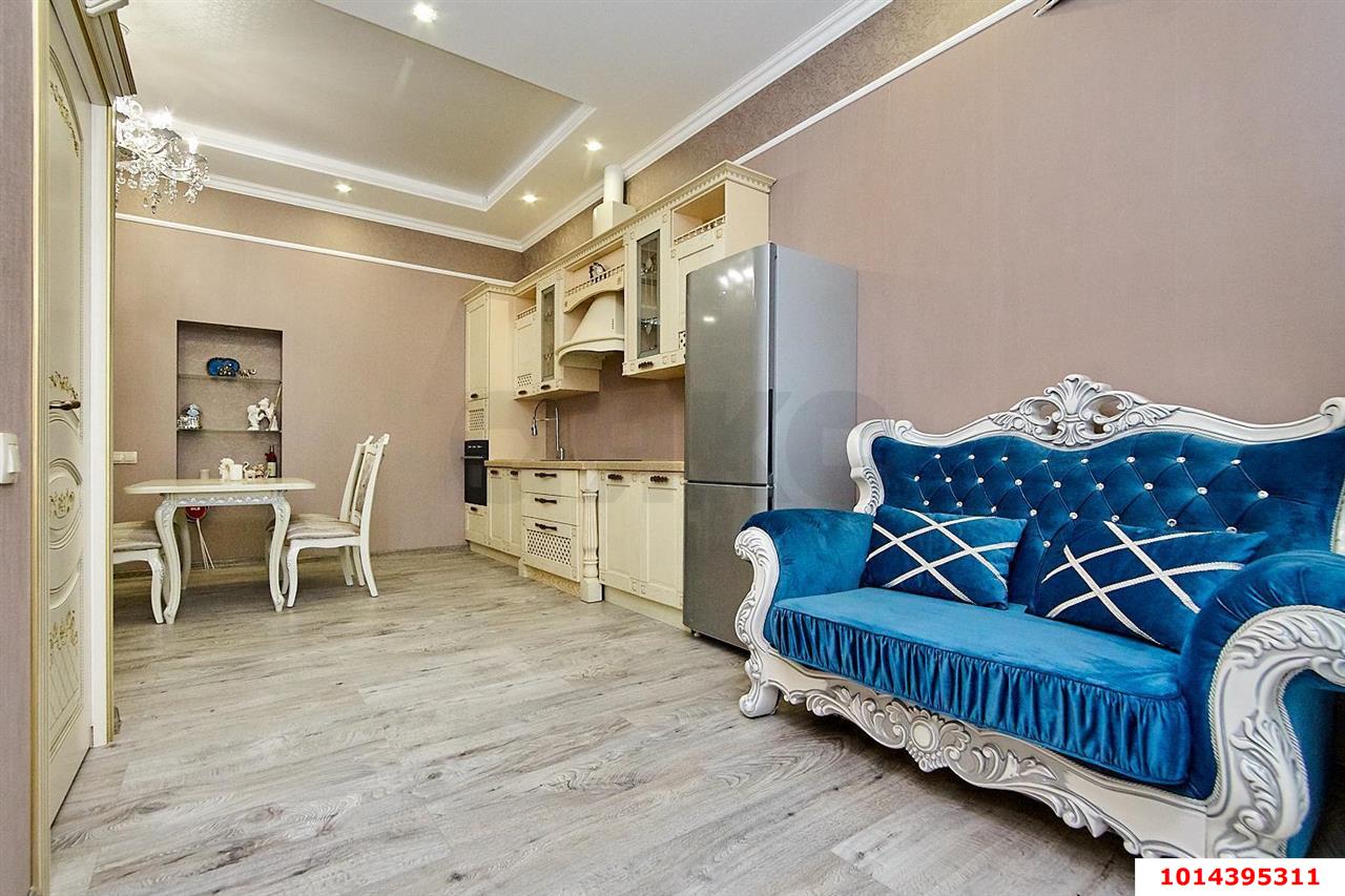 Фото №4: 2-комнатная квартира 60 м² - Краснодар, Прикубанский внутригородской округ, Фестивальный, Солнечный, мкр. жилой комплекс Янтарный 3, пр-кт Константина Образцова, 4к1