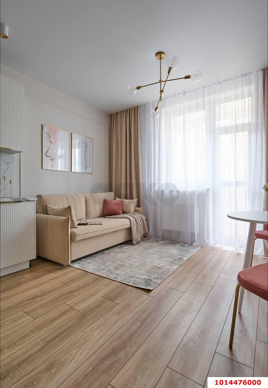 Фото №3: 1-комнатная квартира 38 м² - Краснодар, Прикубанский внутригородской округ, мкр. жилой комплекс Ракурс, ул. имени Героя Ростовского, 8к3