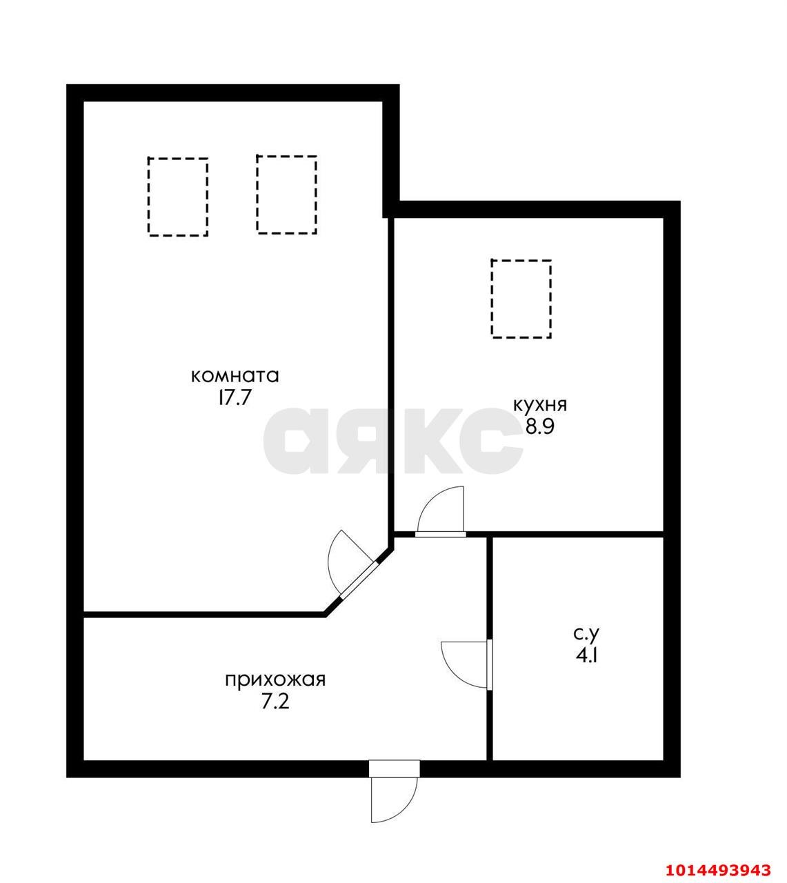 Фото №11: 1-комнатная квартира 37 м² - Краснодар, жилой комплекс Прованс, ул. Генерала Петрова, 31