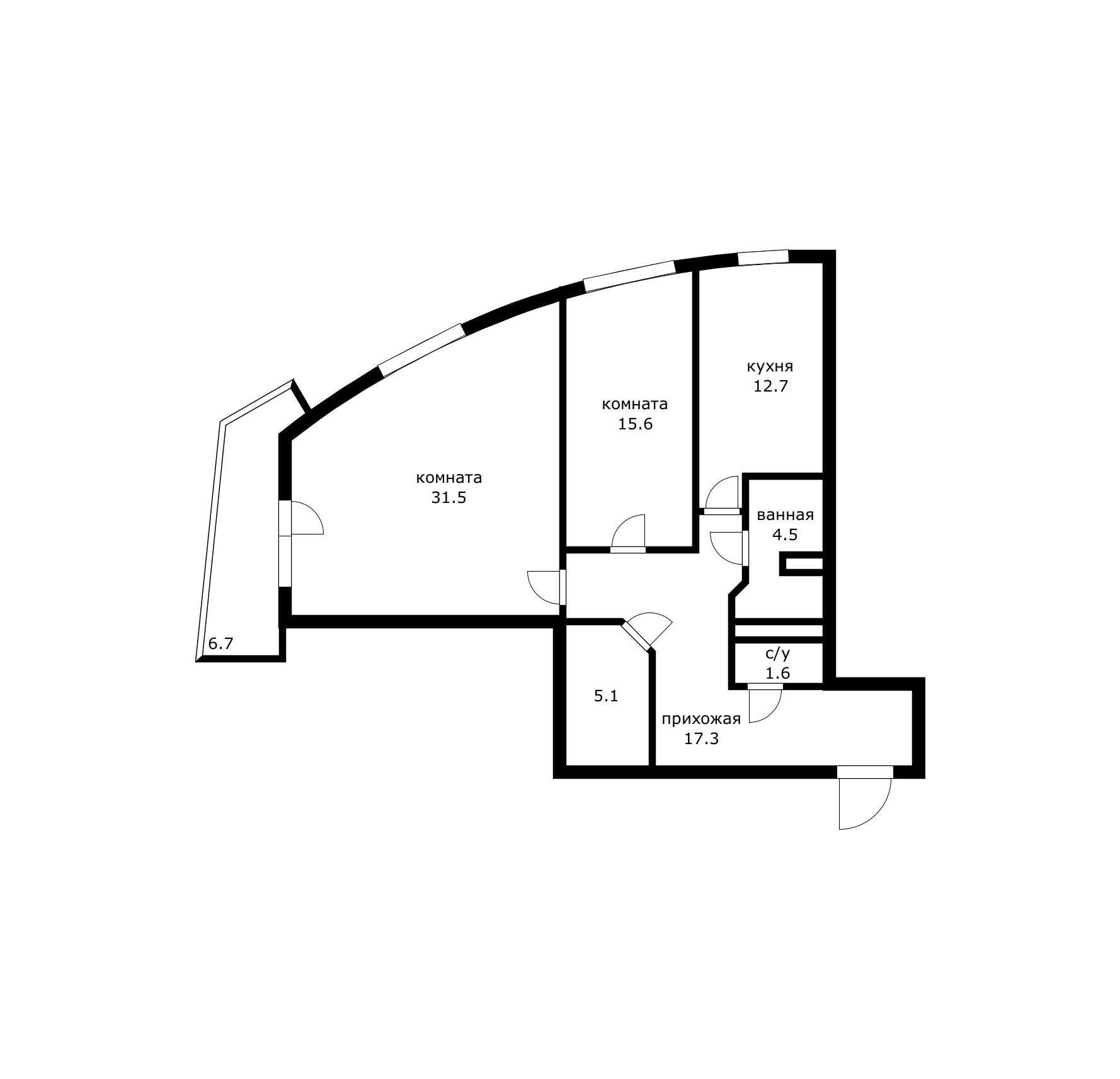 Фото №18: 2-комнатная квартира 90 м² - Краснодар, мкр. Западный внутригородской округ