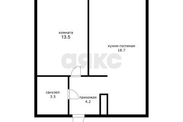 Фото №2: 1-комнатная квартира 40 м² - Краснодар, мкр. жилой комплекс Самолёт-6, ул. Ивана Беличенко, 92к2