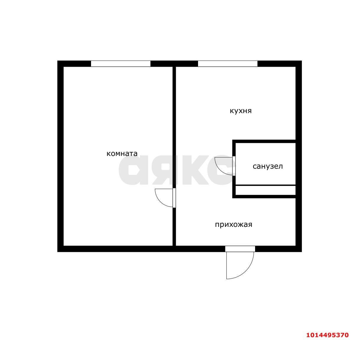 Фото №6: 1-комнатная квартира 30 м² - Краснодар, Западный внутригородской округ, ул. Фёдора Лузана, 17