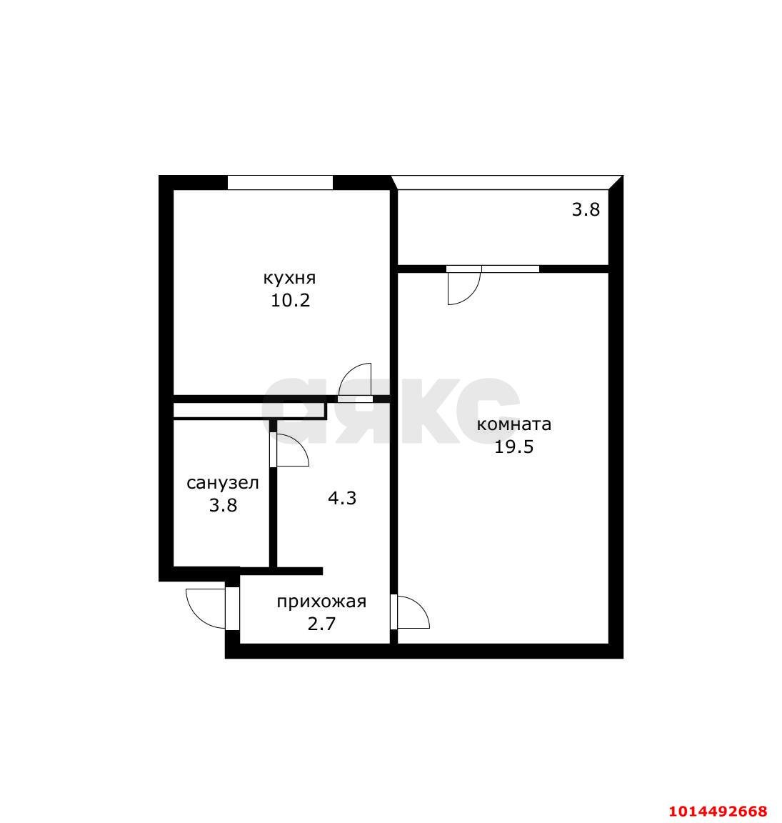 Фото №6: 1-комнатная квартира 40 м² - Краснодар, Восточно-Кругликовский, ул. им. Героя Яцкова И.В., 28