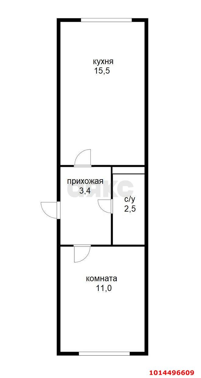 Фото №13: 1-комнатная квартира 31 м² - Краснодар, Пашковский, ул. Кирова, 234
