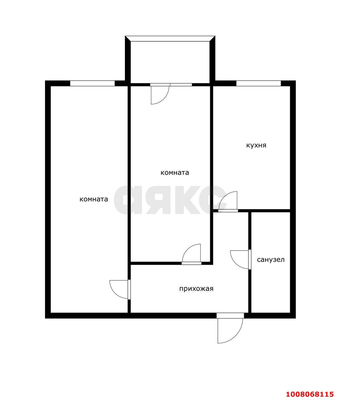 Фото №9: 2-комнатная квартира 53 м² - Новая Адыгея, жилой комплекс Родной Дом, ул. Бжегокайская, 31/2к3