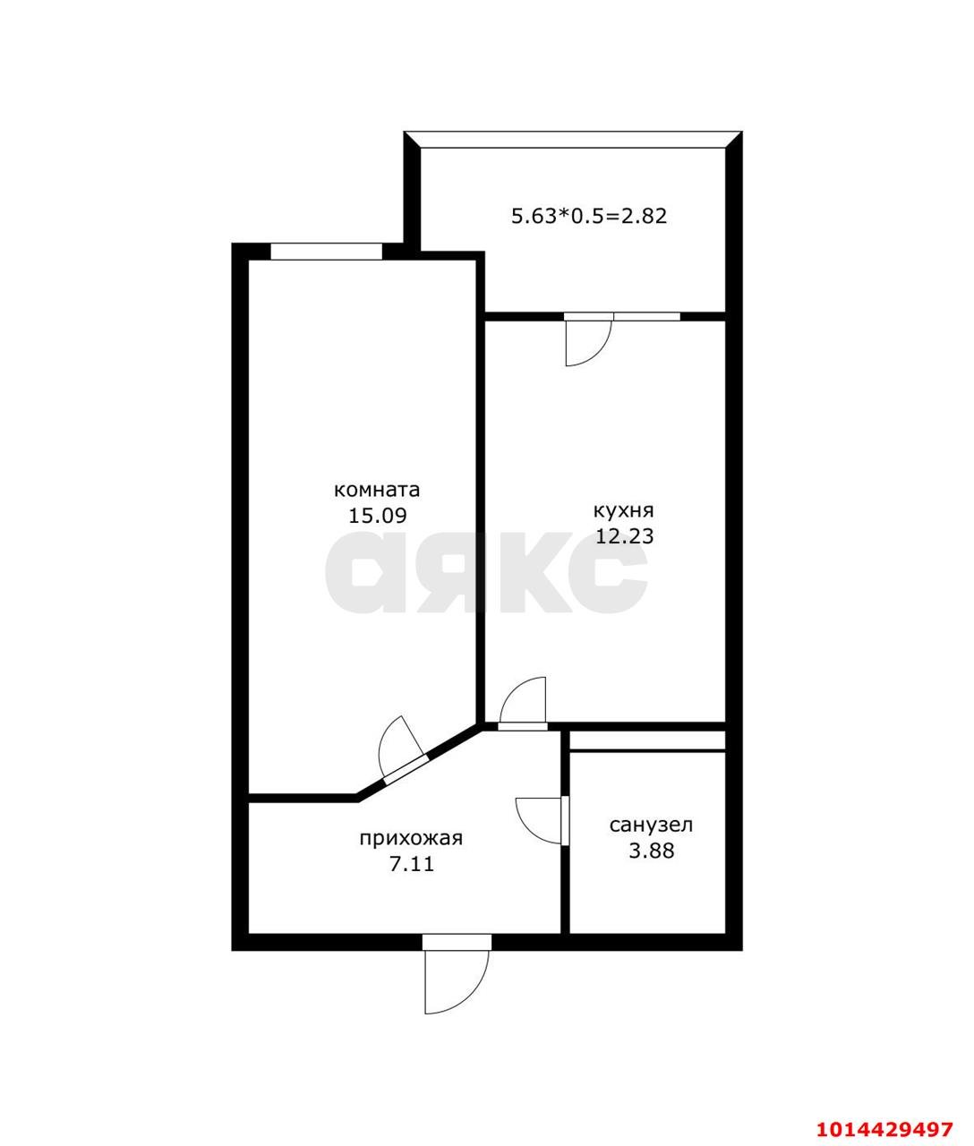 Фото №20: 1-комнатная квартира 44 м² - Краснодар, Прикубанский внутригородской округ, Молодёжный, мкр. жилой комплекс Дуэт, ул. Душистая, 77к1