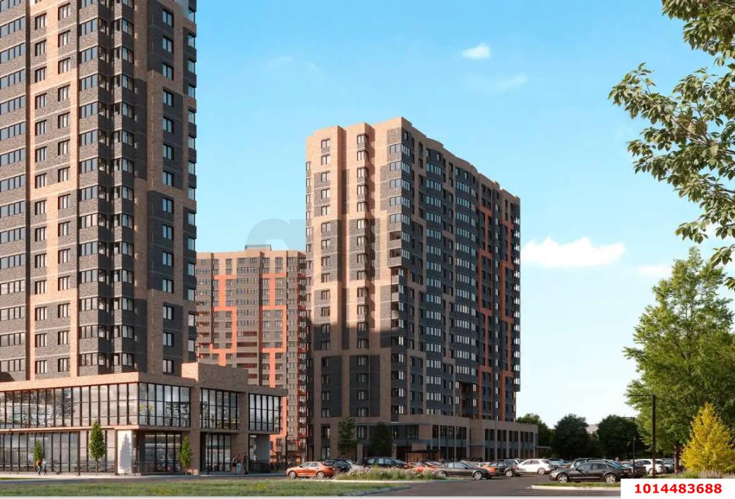 Фото №3: 3-комнатная квартира 80 м² - Краснодар, Догма Парк, ул. Марины Цветаевой, 17к1