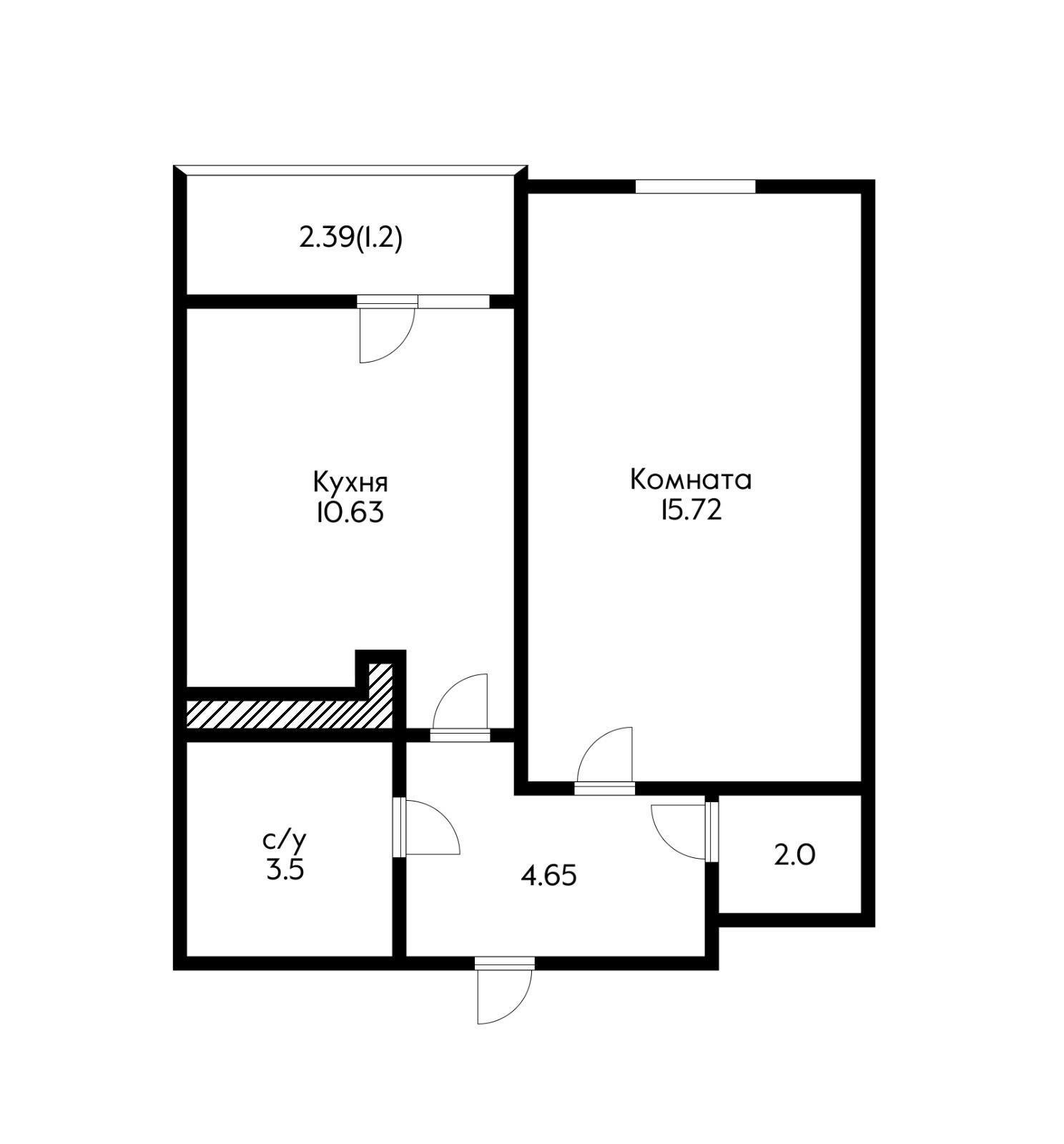 Фото №6: 1-комнатная квартира 36 м² - Краснодар, ЖК Красная Площадь, Прикубанский внутригородской округ, мкр. жилой комплекс Нeo-квартал Красная Площадь, ул. Конгрессная, 19/1