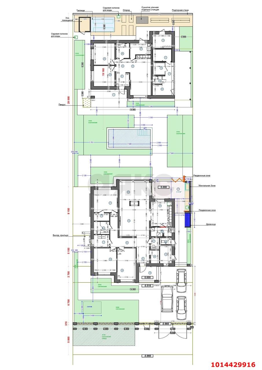 Фото №2: Дом 260 м² + 10.55 сот. - Краснодар, коттеджный  Зелёная Долина, ул. Бременская, 41