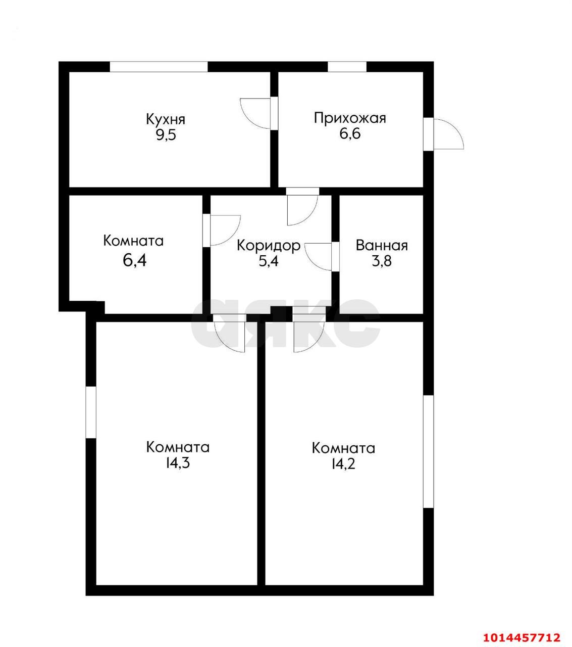Фото №1: Часть дома 60 м² + 10 сот. - Краснодар, Центральный, ул. Горького, 186