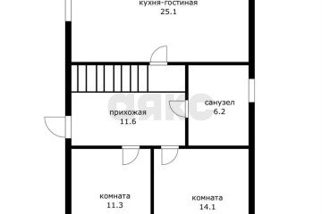 Фото №3: Дом 126 м² - Краснодар, п. коттеджный  Крепость, ул. Новодмитриевская, 36/4
