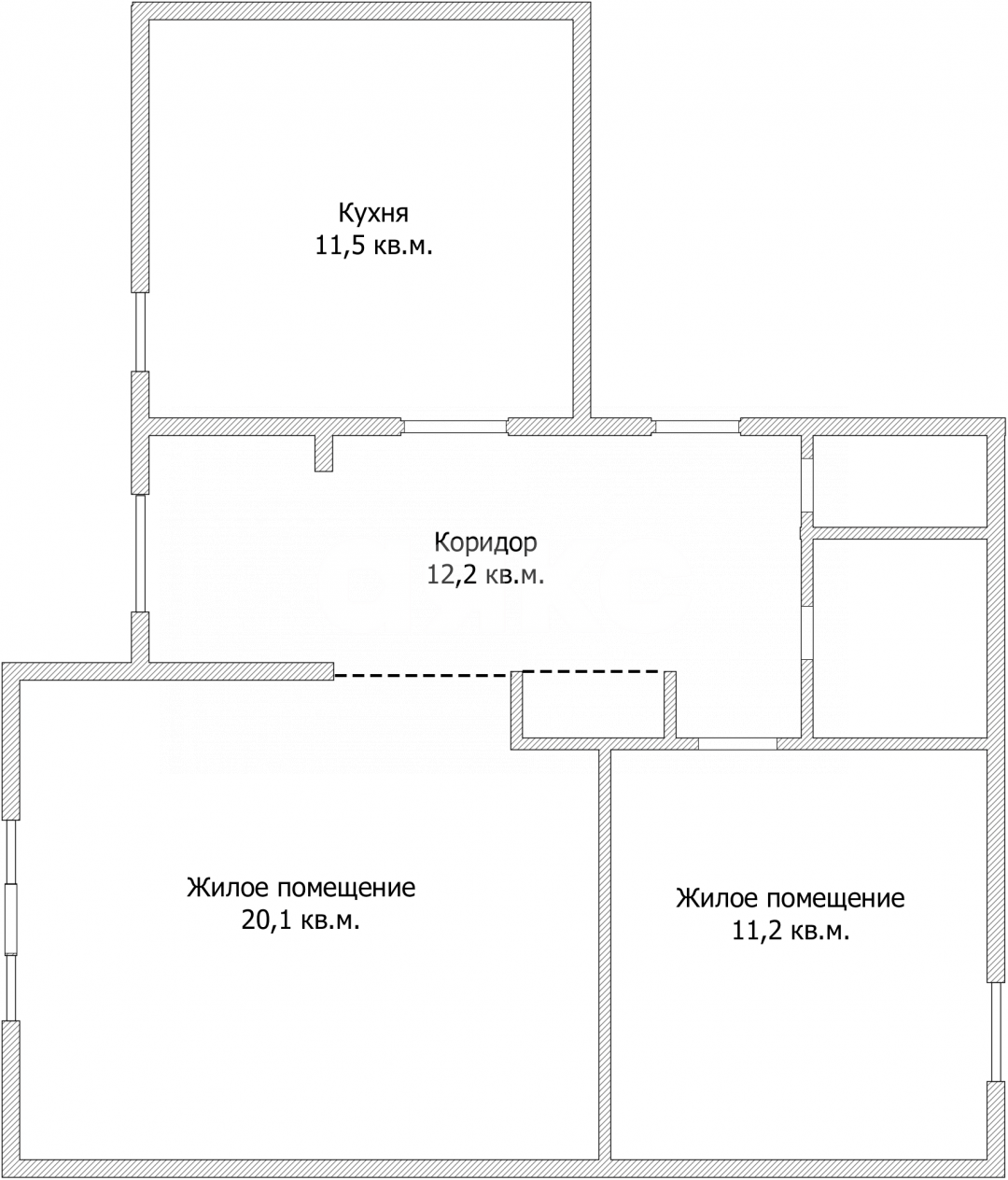 Фото №10: 2-комнатная квартира 60 м² - Мариуполь, Черёмушки, ул. Цыбулько, 43к1