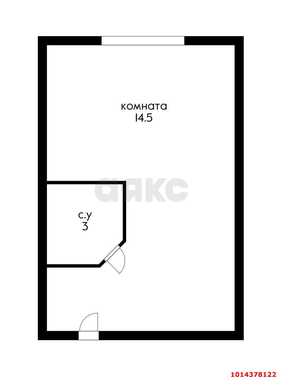 Фото №6: Студия 18 м² - Краснодар, ЖК Культурный, ул. Чайковского, 23/1
