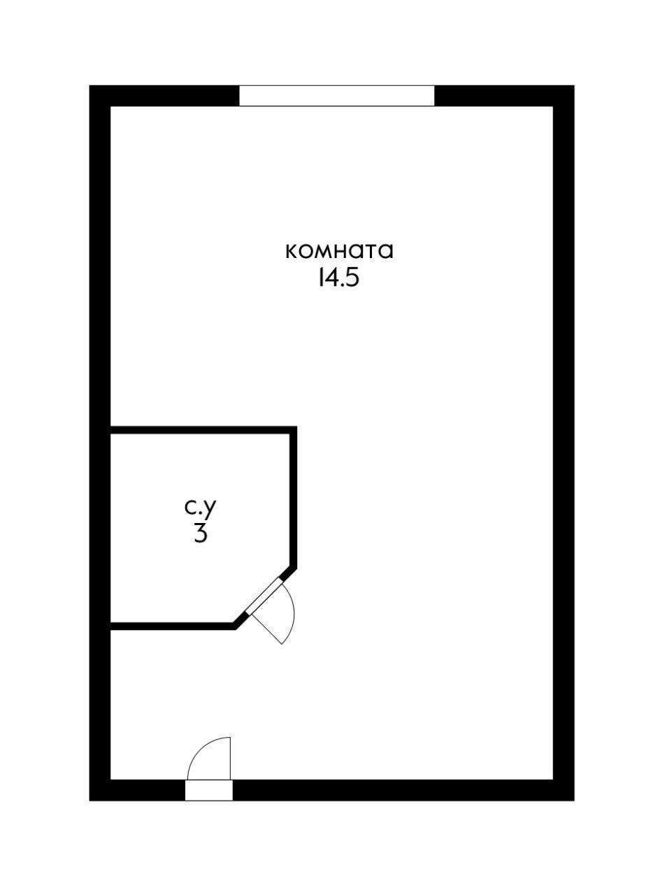 Фото №6: Студия 18 м² - Краснодар, ул. Чайковского, 23/1