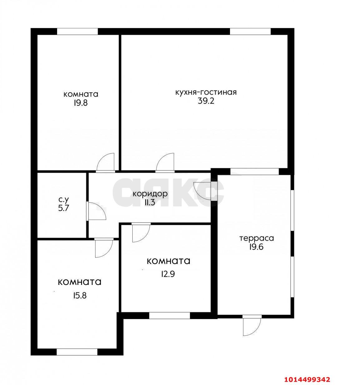 Фото №9: Дом 124 м² + 4 сот. - отделения № 3 СКЗНИИСиВ, коттеджный  Малиновка, ул. имени Героя Орлова, 26