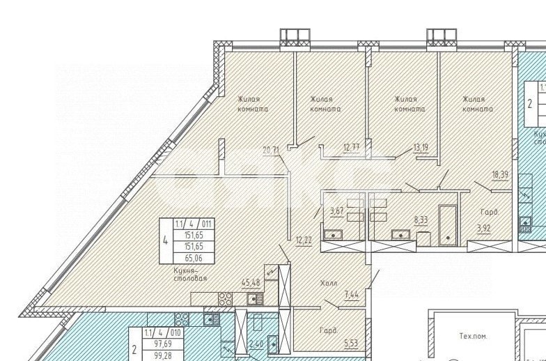 Фото №10: 4-комнатная квартира 151 м² - Ростов-на-Дону, Нахичевань, ул. Каяни, 22