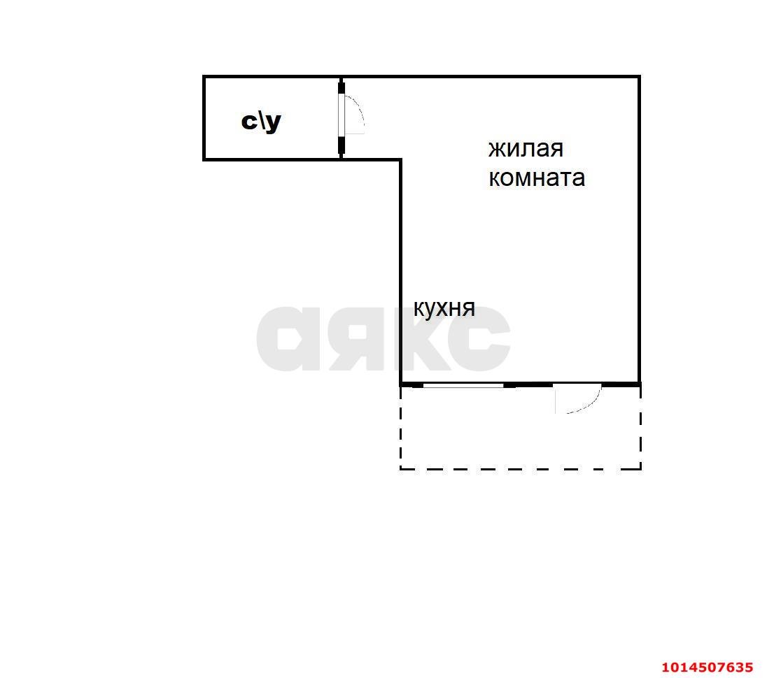 Фото №9: Студия 13 м² - Краснодар, Центральный, ул. Комсомольская, 73