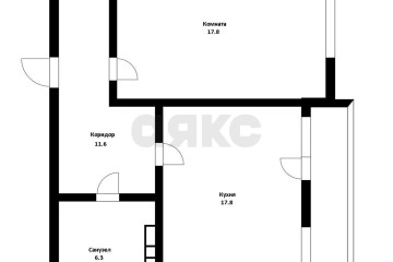 Фото №1: 1-комнатная квартира 56 м² - Краснодар, ж/м Пашковский, ул. Криничная, 128