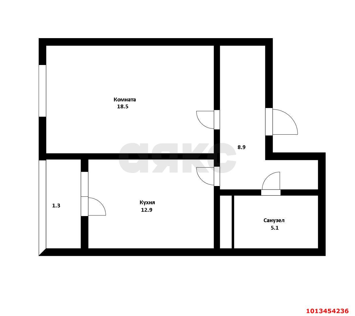 Фото №1: 1-комнатная квартира 46 м² - Краснодар, Пашковский, мкр. Карасунский внутригородской округ, ул. Криничная, 128